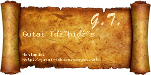 Gutai Tóbiás névjegykártya